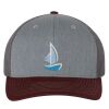 112 Trucker Cap - Greely PTO Heather gray/charcoal/maroon Thumbnail